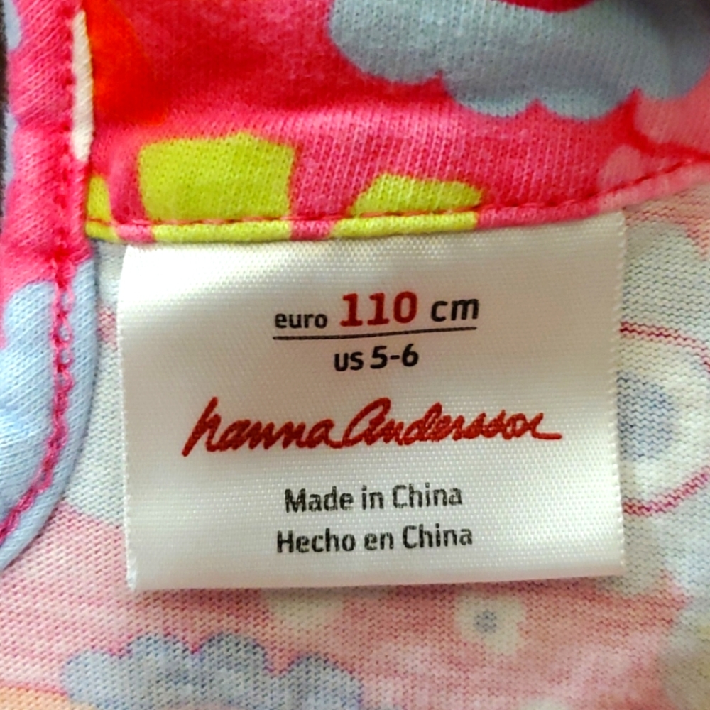 Hanna Andersson floral sleeveless dress - Picture 8 of 8